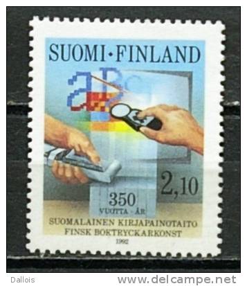 Finlande - 1992 - 350ème Anniv. Imprimerie En Finlande - Neuf - Unused Stamps