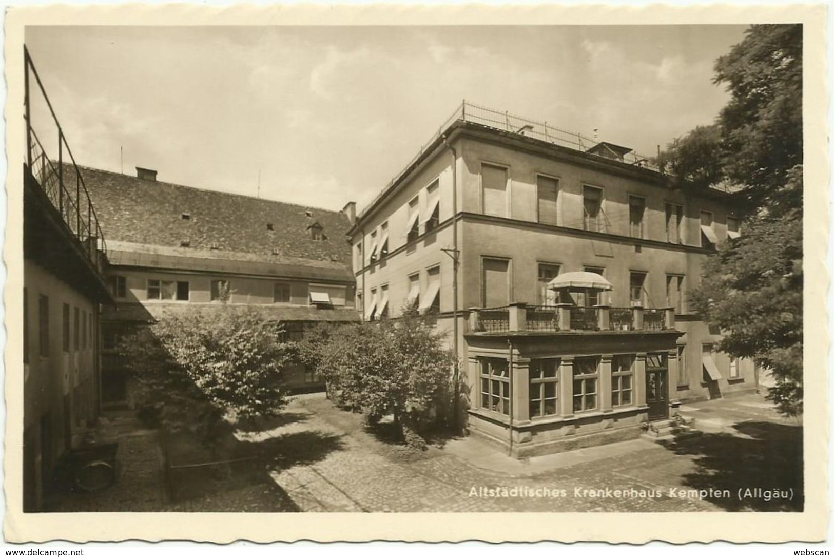 AK Kempten Altstädtisches Krankenhaus ~1930/40 #61 - Kempten