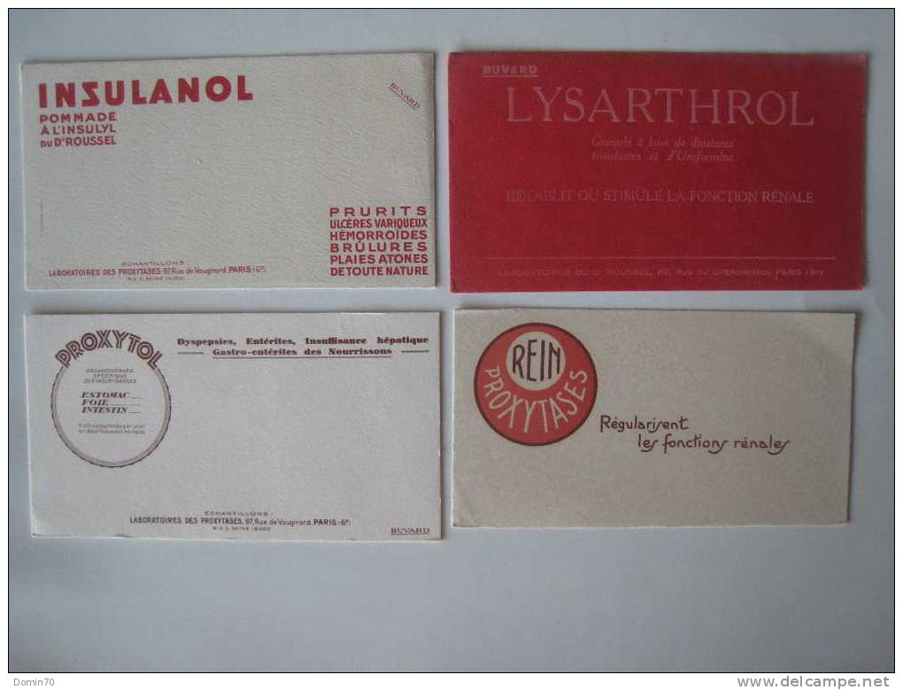 Buvards Pharmacie Proxytases Lysarthrol Reins Proxytol - Collections, Lots & Series