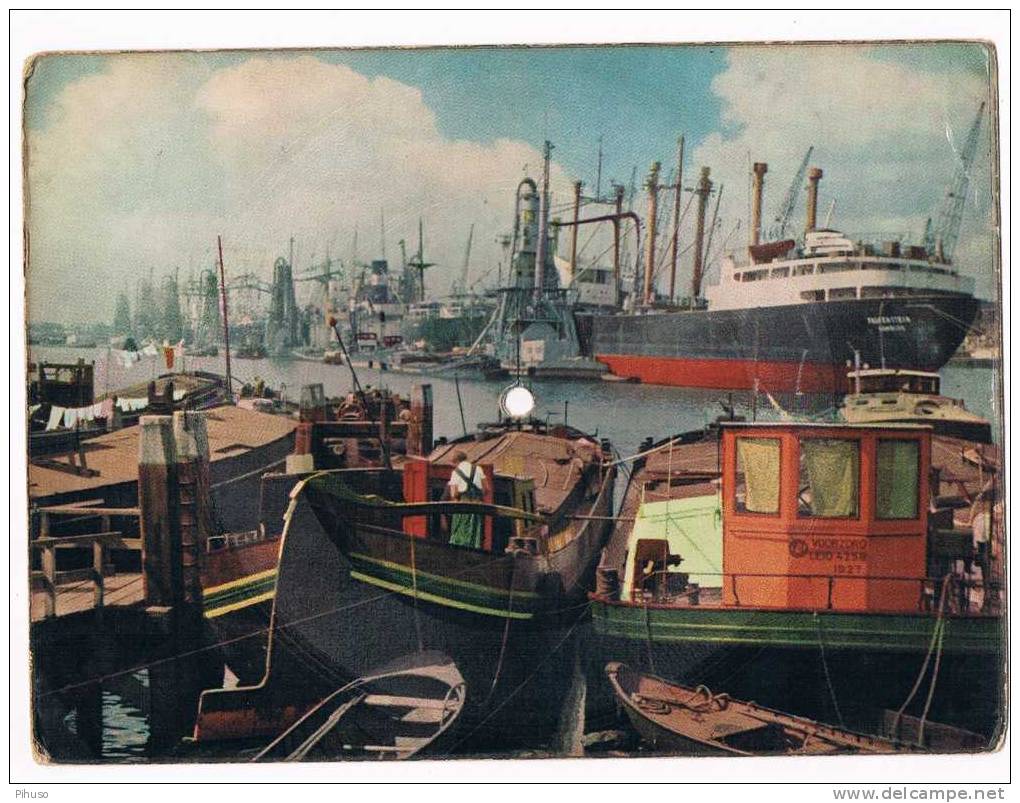 RECORDCARD : ROTTERDAM _ Harbor ( '' 45 R.P.M. - Als Op Het Leidscheplein ) - Other & Unclassified