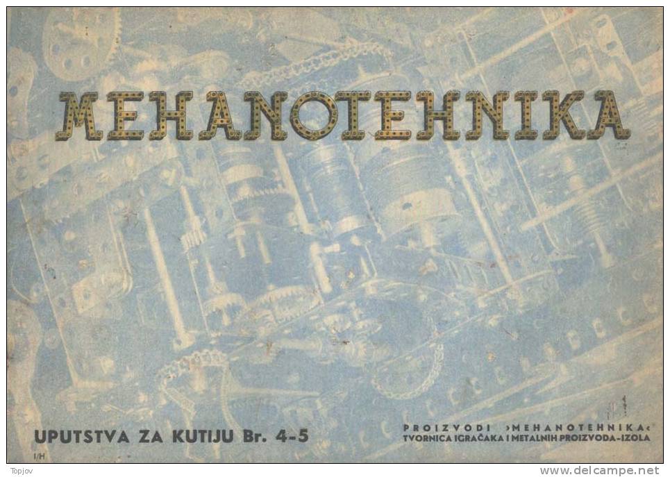 MEHANOTEHNIKA - IZOLA - First Catalog In Izola - No. 4 - Issued In Yugoslavia - An Extremely Rare - NEW - Langues Slaves