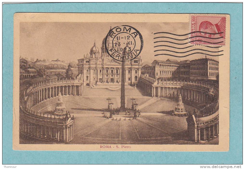 ROMA -  S.  Pietro   -  1923  - - Places & Squares