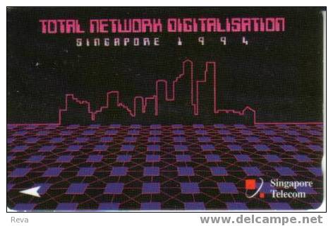 SINGAPORE $3 SINGAPORE PHONE COMPANY DIGITALISATION  SKYLINE CODE:1SNDA COMPANY  COMPLIMENTARY  SPECIAL PRICE !! - Singapore