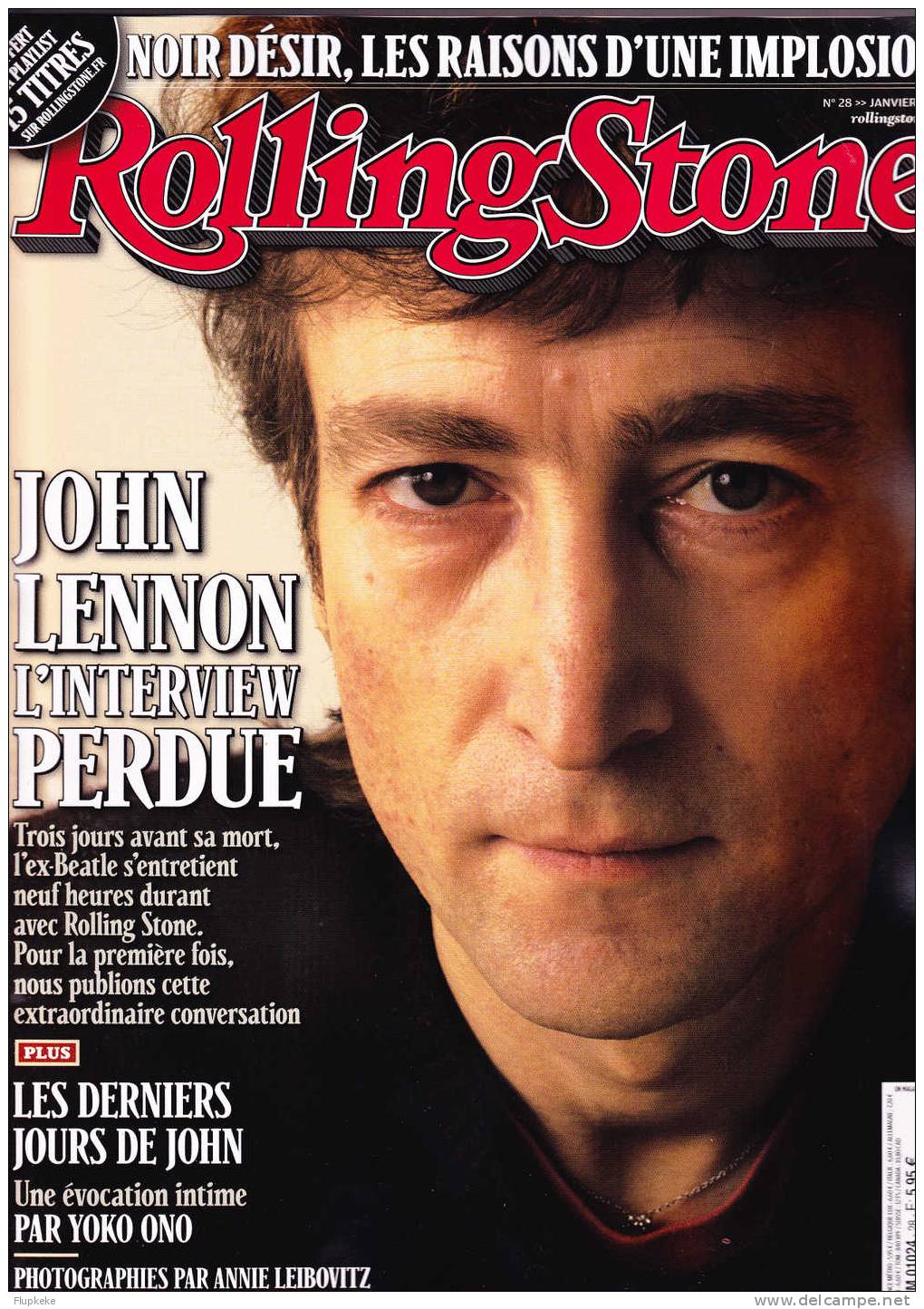 Rolling Stone 28 Janvier 2011 édition Française John Lennon L´Interview Perdue - Muziek