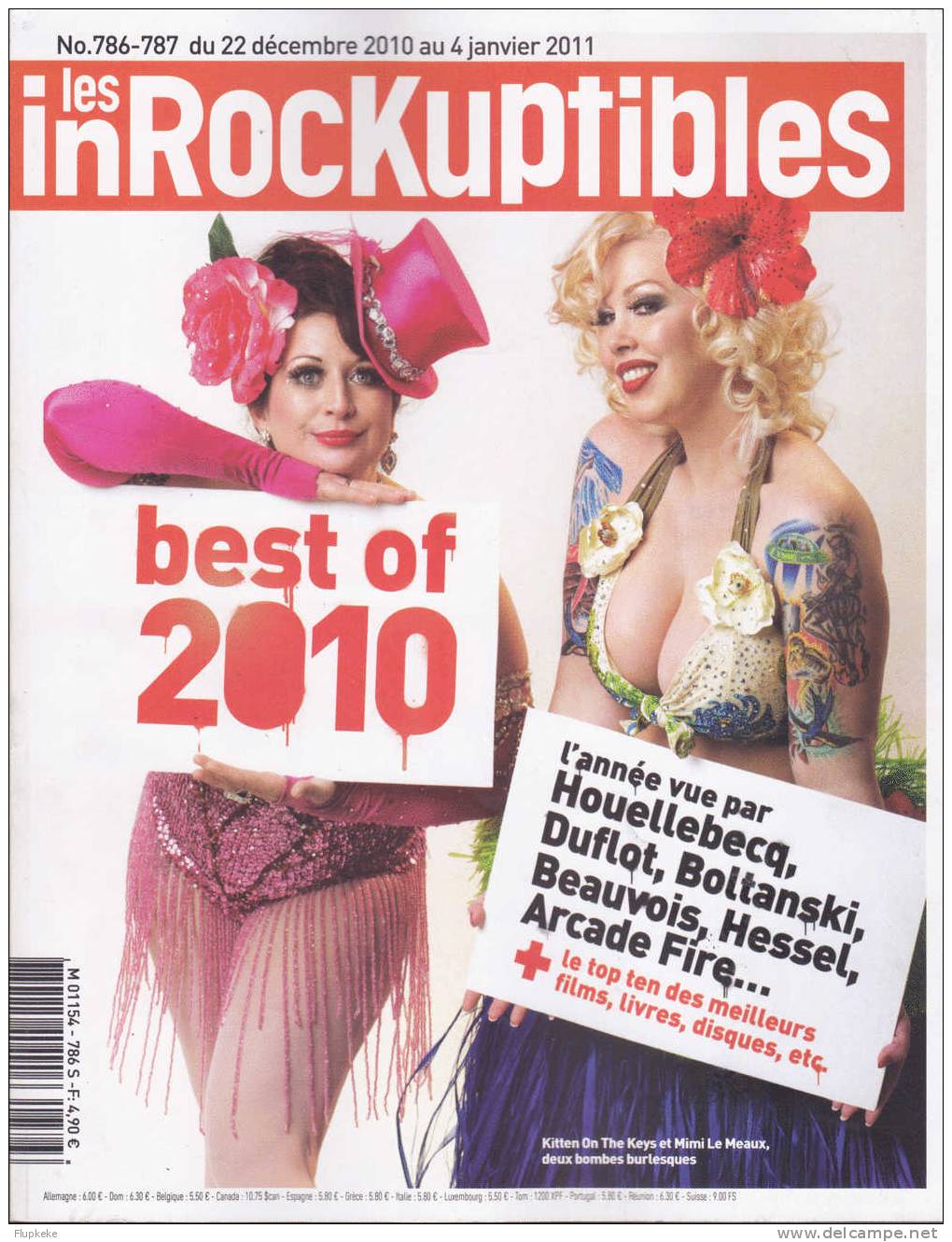 Les Inrockuptibles 786-787 Décembre 2010 Best Of 2010 - Muziek