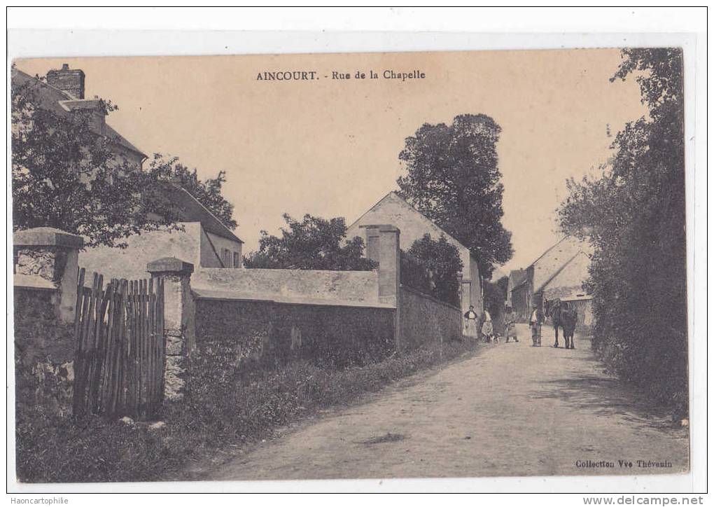 Aincourt : Rue De La Chapelle - Autres & Non Classés