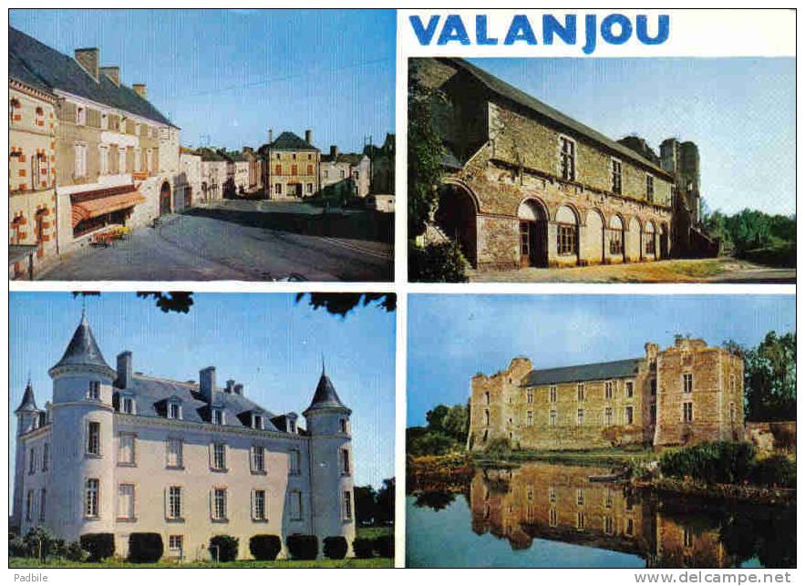 Carte Postale 49. Valanjou  Place St-Pierre  Chateau De Gonnord  La Frappinière Trés Beau Plan - Other & Unclassified