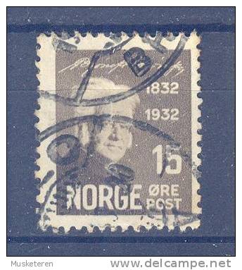 Norway 1932 Mi. 164   15 Ø Bjørnstjerne Bjørnson - Oblitérés