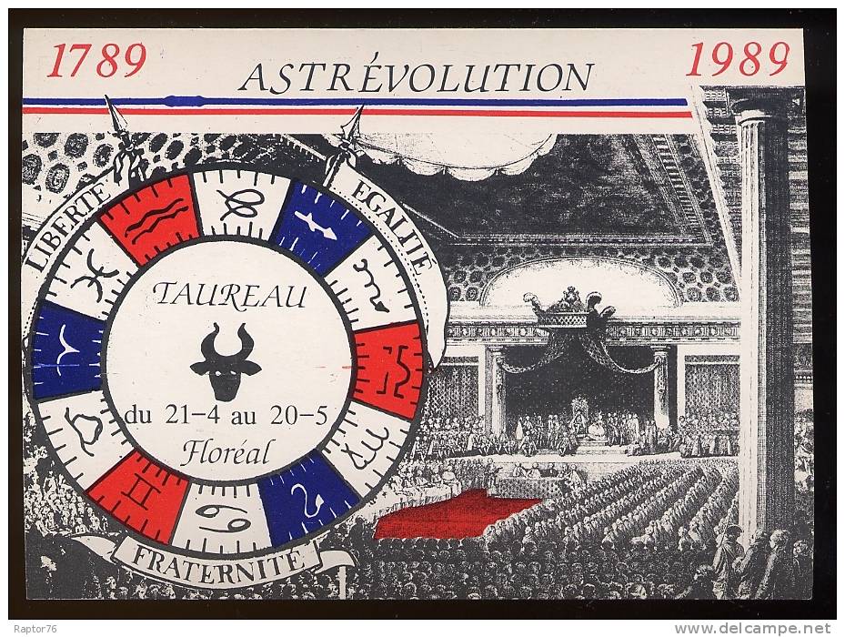 CPM ASTREVOLUTION  ETATS GENERAUX Bicentenaire Révolution Signe Astrologique Taureau - Events