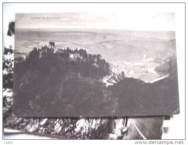 Luxemburg Luxembourg Letzeburg Bourscheid Panorama With Chateau - Burscheid