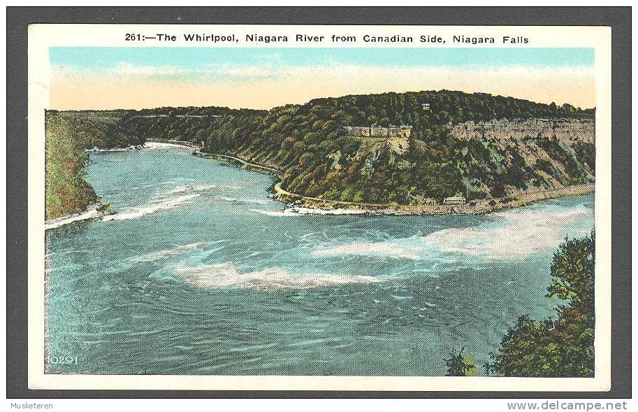 United States 261 - The Wirlpool, Niagara River From Canadian Side, Niagara Falls - USA National Parks