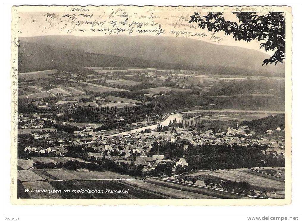 Deutschland - Witzenhausen Im Werratal - 1936 - Witzenhausen