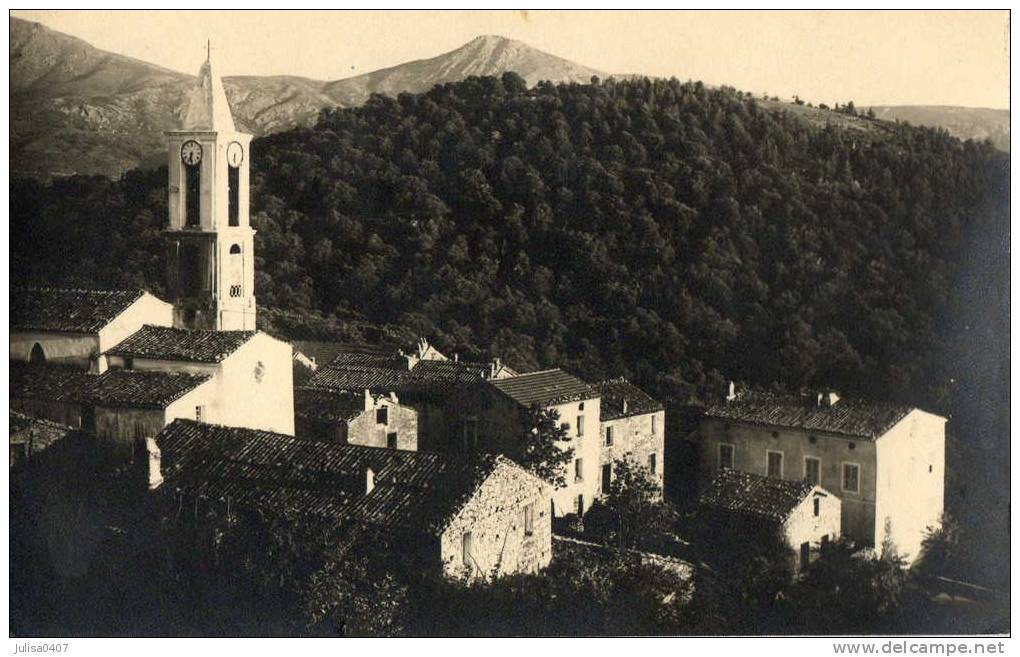 EVISA (20) Carte Photo Vue Du Village Et De L'église - Autres & Non Classés