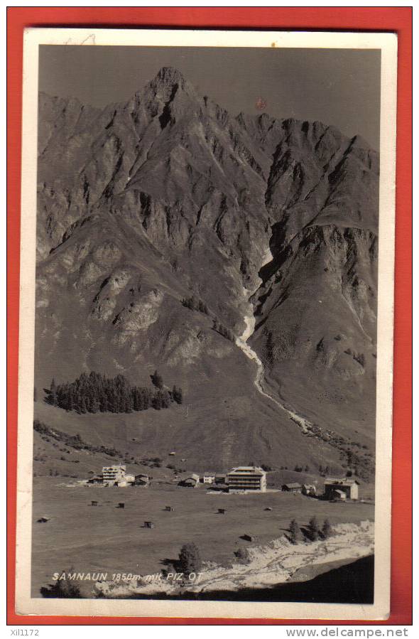 E1224 Samignun Samnaun Mit Piz Ot.Cachet Samnaun 1947 Vers Rüti - Samnaun