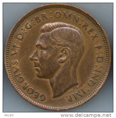 Grande-Bretagne 1 Penny Georges VI 1937 Ttb/sup - D. 1 Penny