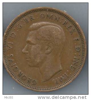 Grande-Bretagne Half Penny 1940 Ttb/sup - C. 1/2 Penny