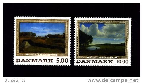 DENMARK/DANMARK - 1992  PAINTINGS  SET MINT NH - Neufs