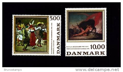 DENMARK/DANMARK - 1984  PAINTINGS  SET MINT NH - Neufs