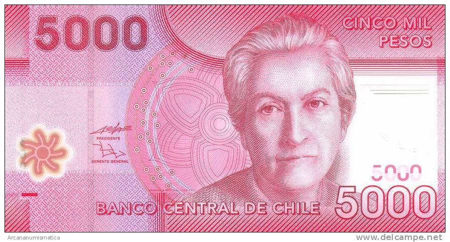 CHILE   5.000  PESOS  2.009  2009   SC/UNC/PLANCHA     DL-9730 - Chile