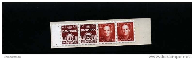 DENMARK/DANMARK - 1992  DEFINITIVES (2x1.25+2x3.75)   BOOKLET   MINT NH - Markenheftchen