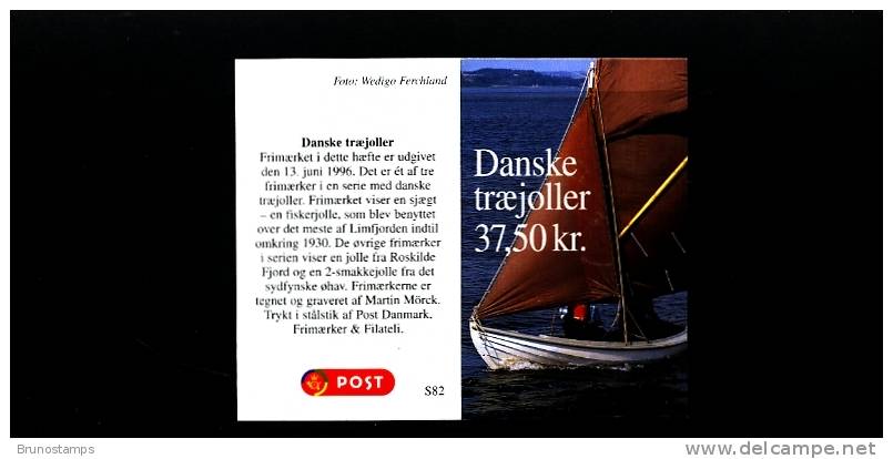 DENMARK/DANMARK - 1996  SAILS   BOOKLET   MINT NH - Booklets