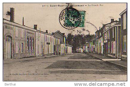 51 SAINT REMY EN BOUZEMONT - La Grande Rue 2 - Saint Remy En Bouzemont