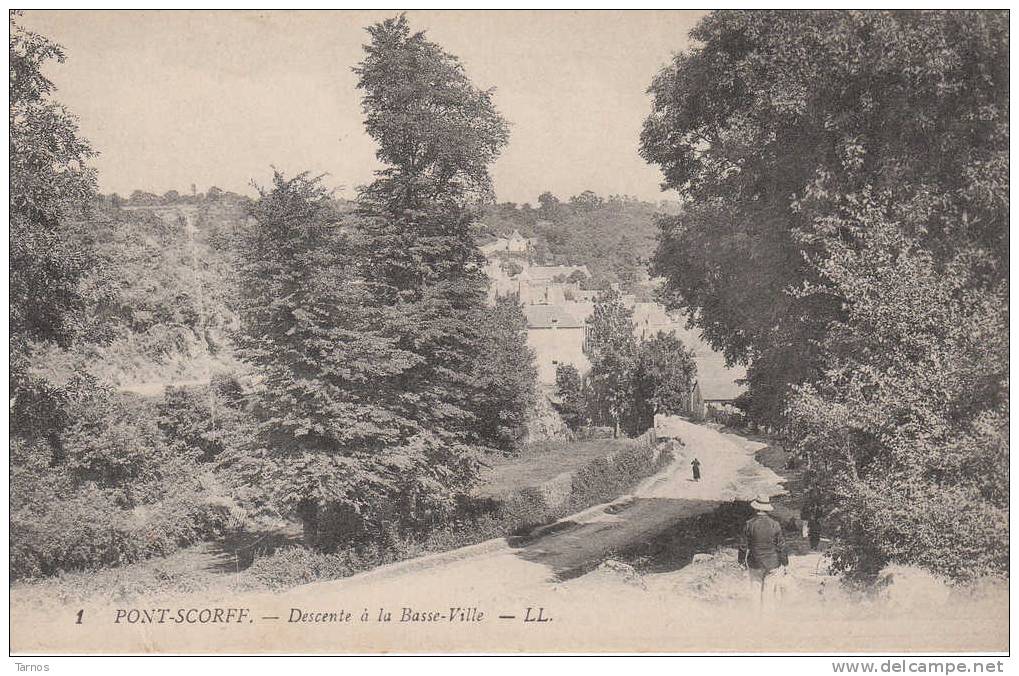 PONT SCORFF - DESCENTE A LA BASSE VILLE - Pont Scorff