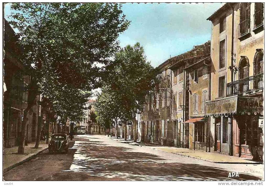 SIGEAN Avenue De Narbonne (1965) - Sigean