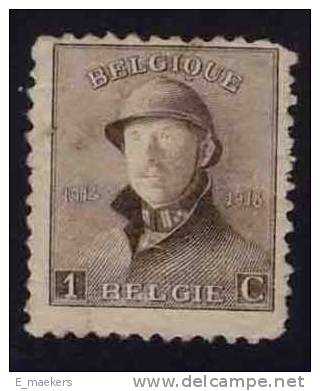 België 1919, Nr 165 - USED / GESTEMPELD / OBLITERE - Catw 0,2€ - 1919-1920 Trench Helmet