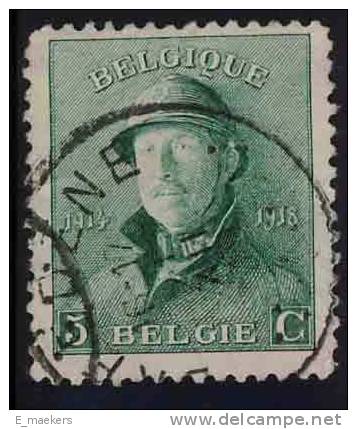 België 1919, Nr 167 - USED / GESTEMPELD / OBLITERE - Catw 0,2€ - 1919-1920 Trench Helmet