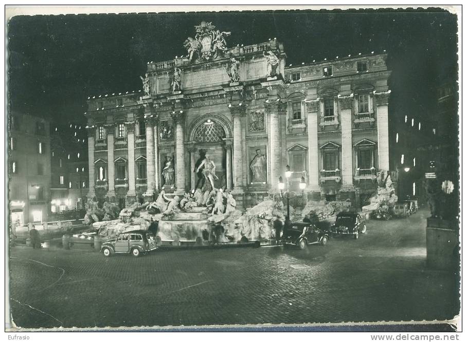 ROMA  - Fontana Di TREVI Notturno - Fontana Di Trevi