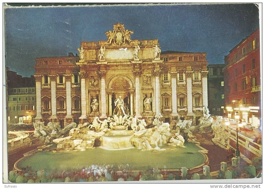 ROMA  - Fontana Di TREVI Notturno - Fontana Di Trevi