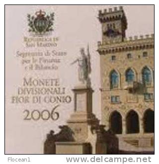 ****  SAINT-MARIN - SAN MARINO - SERIE - KMS - COFFRET COMPLET OFFICIEL 2006  ****  EN ACHAT IMMEDIAT !!! - San Marino