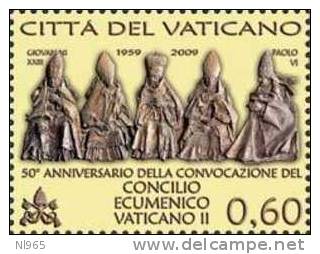 CITTA' DEL VATICANO - VATIKAN STATE - ANNO 2009 - Convocazione Del Concilio Ecumenico Vaticano II  - ** MNH - Neufs