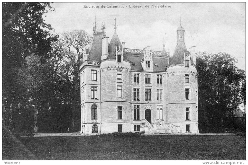 50 Environs De Carentan Chateau De L'Isle-Marie - Carentan