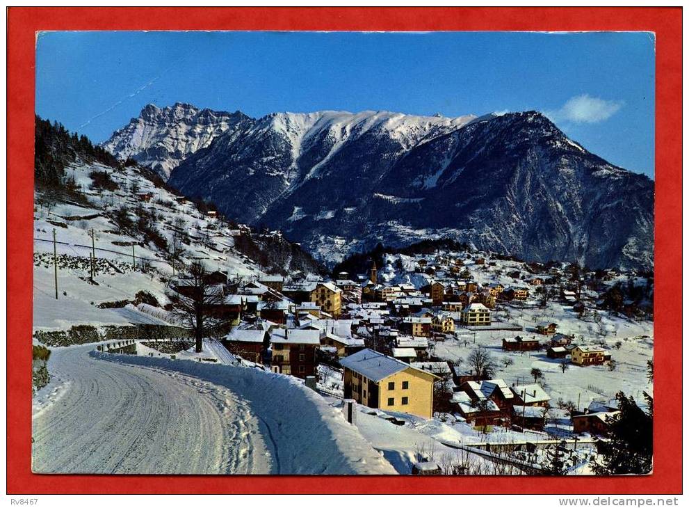 * Hiver à SALVAN-Au Fond,les Dents De Morcles-1973 - Salvan