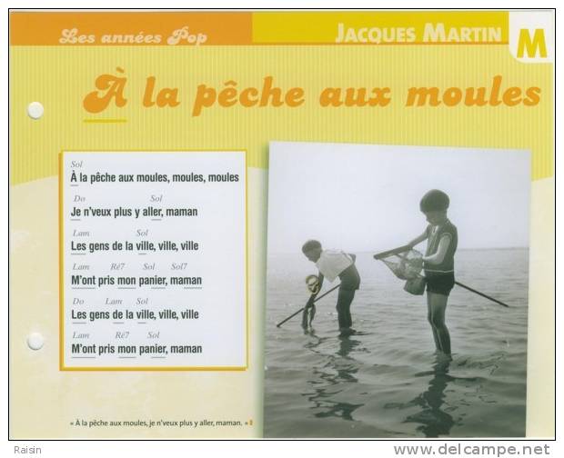 Jacques Martin  A La Pêche Aux Moules 1975  Les Années Pop  Atlas  TBE - Sonstige & Ohne Zuordnung