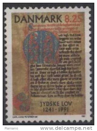 PIA  -  DANIMARCA -  1991  :  750° Della Legge Dello Jutland  (Yv  1003) - Unused Stamps