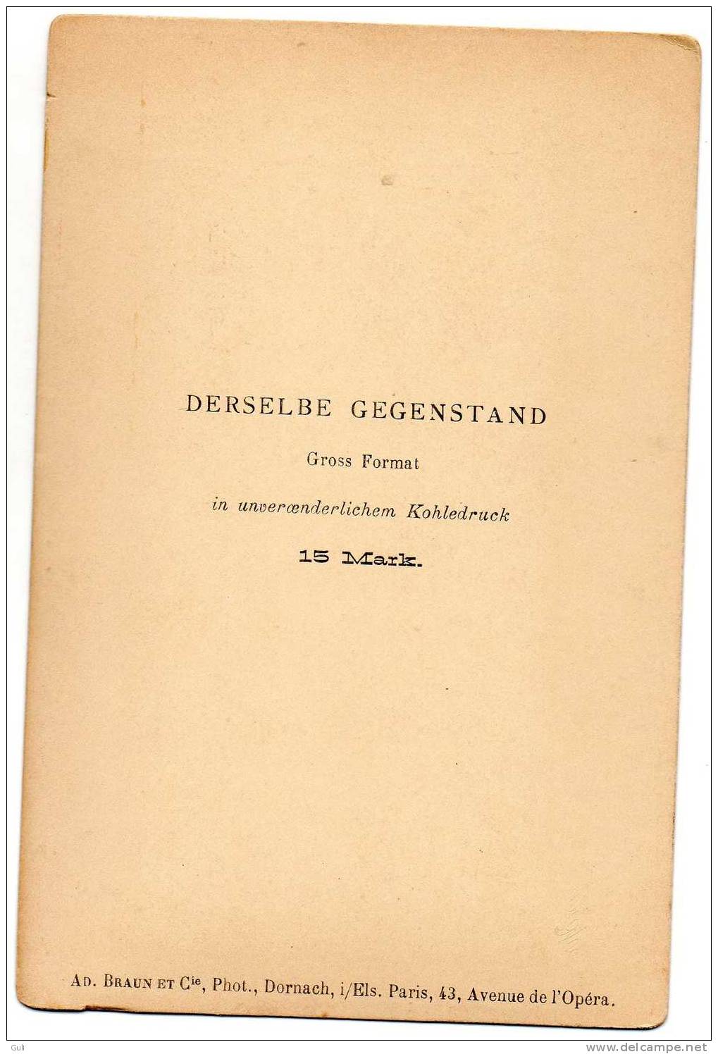 PHOTO Originale-B.VERESCHAGIN (art Peintre Russe Peinture) Die Strasse Vor Plevna.VERESCHAGIN Verlag N°22 - Ad Braun - Autres & Non Classés