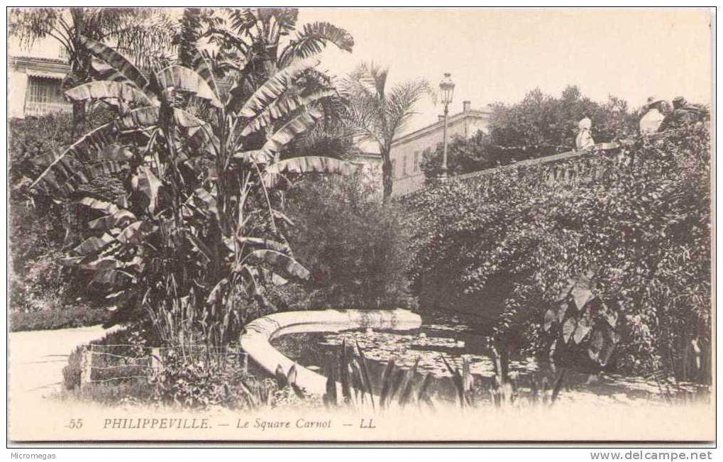 PHILIPPEVILLE - Le Square Carnot - Skikda (Philippeville)