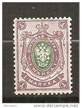 Finland1901: Michel 53 Mh* Full Gum With No Damage.Cat.Value 280Euros - Neufs