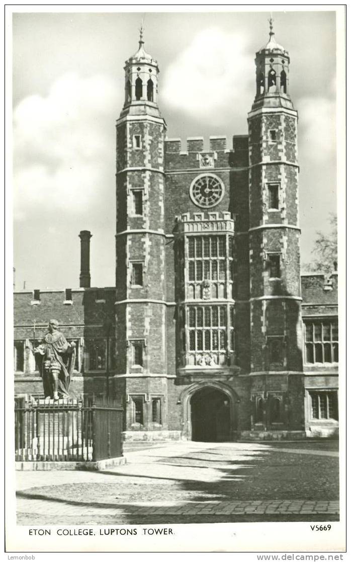 Britain United Kingdom - Eton College Luptons Tower, Eton - Real Photograph Postcard [P1761] - Otros & Sin Clasificación