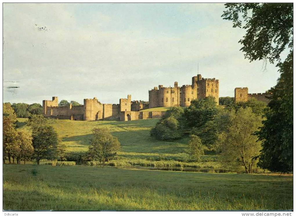 Alnwick - Alnwick Castle From The Pastures Across The River Aln - Other & Unclassified