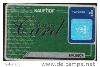 NO PHONECARD - GALERIA CARD - GERMANY - Zonder Classificatie