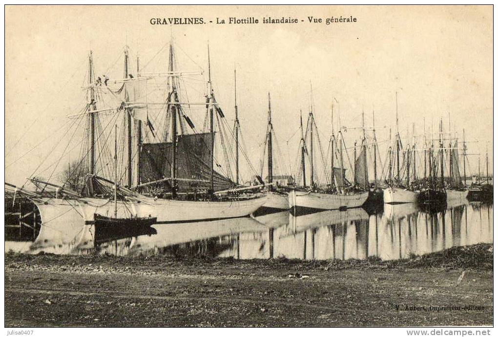 GRAVELINES (59) Voiliers Islandais Bateaux De Peche Flotille Islandaise - Gravelines