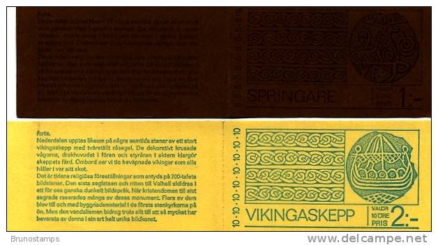 SWEDEN/SVERIGE - 1973  SCULPTURES  TWO   BOOKLETS   MINT NH - 1951-80