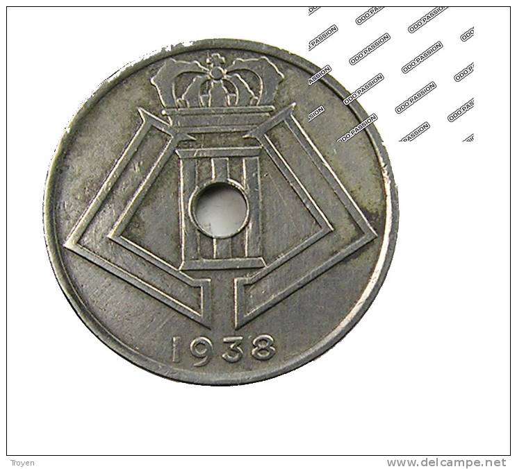 25 Centimes - 1938 -  Cu.br. - TB - 25 Cents