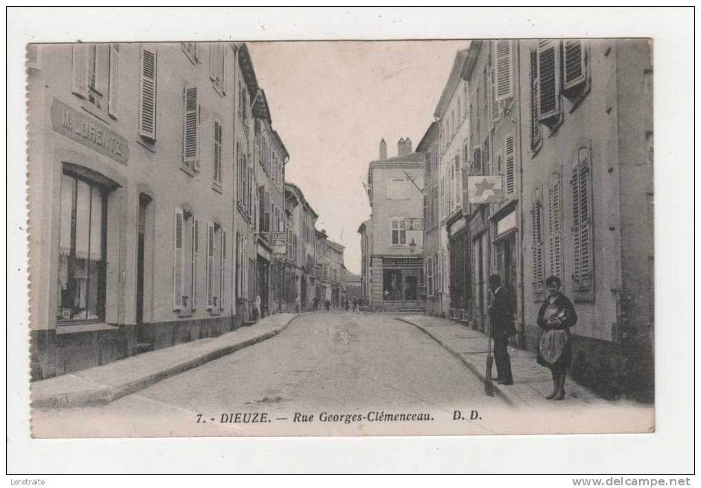 Dieuze -  Rue Georges-Clémenceau - Dieuze