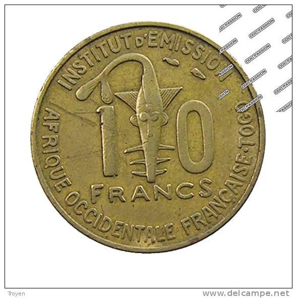 Togo - 10 Francs - 1957 - Br.Alu - TB - - Togo