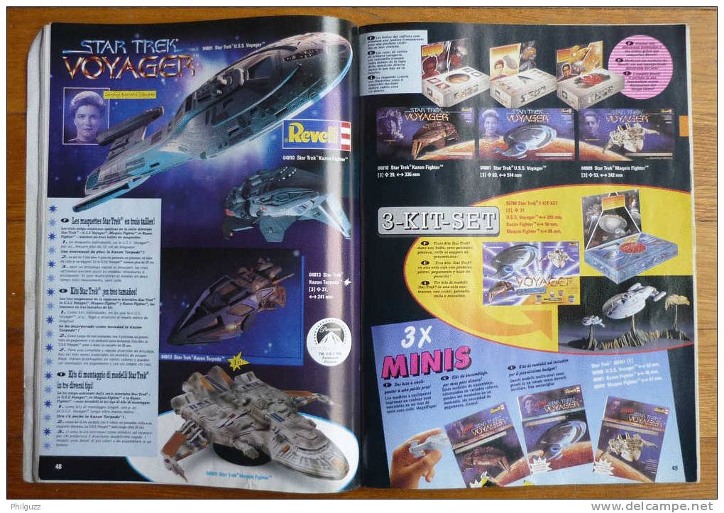 CATALOGUE REVELL 1997-98 MODEL KITS FIGURINES MAQUETTES - France